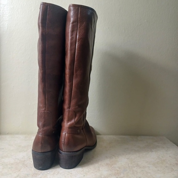 Nine West Chocolate Leather Boots - Picture 5 of 12